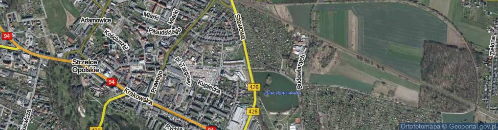 Zdjęcie satelitarne Stawowa ul.